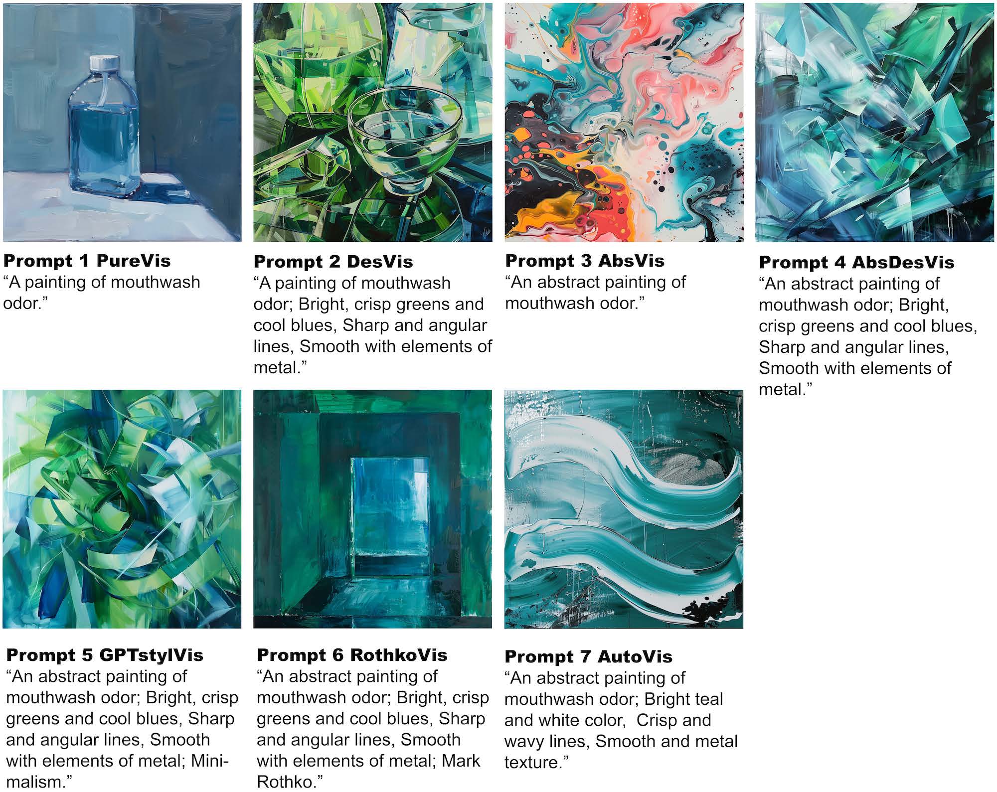 Paint by Odor visualizations